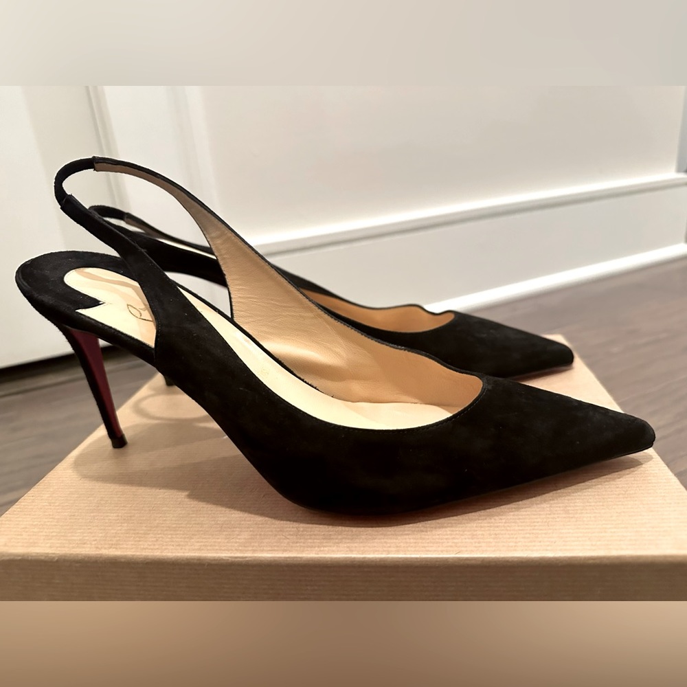 SOLD! Christian Louboutin Kate 85 mm Sling size US 12 / EU 42